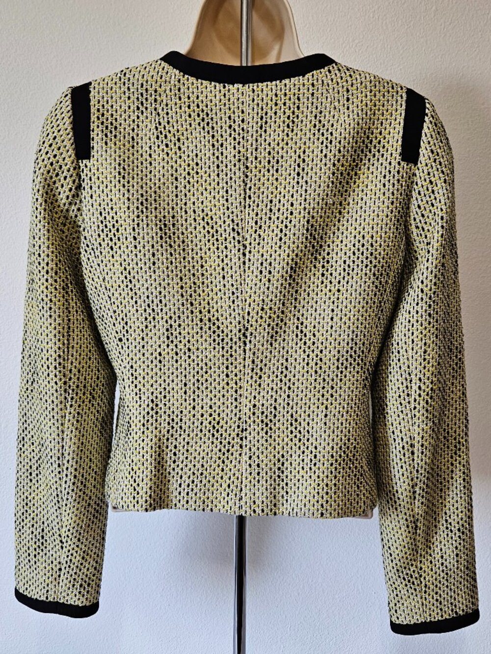 Banana Republic Tweed Zip Front Long Sleeve Jacket - Picture 9 of 14